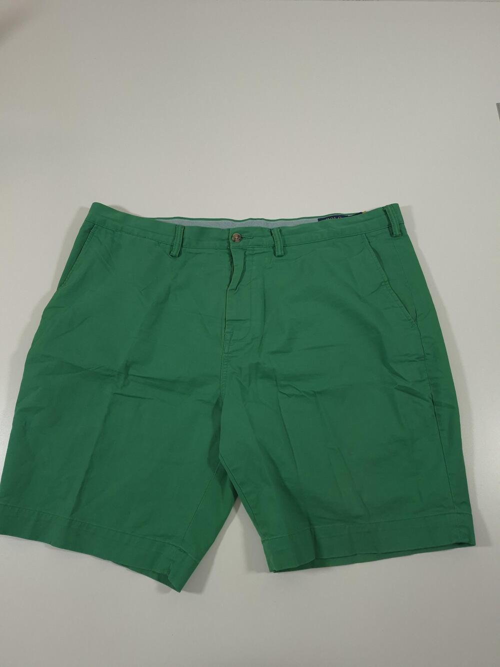 Polo Ralph Lauren Shorts Mens 40 Green Chino 9" Inseam Classic Fit Stretch